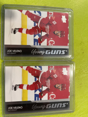 Joe Veleno (2) Young Gun Lot front