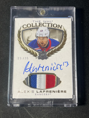 2020-21 The Cup Alexis Lafreniere The NHL Collection Rookie Patch Auto /35 front