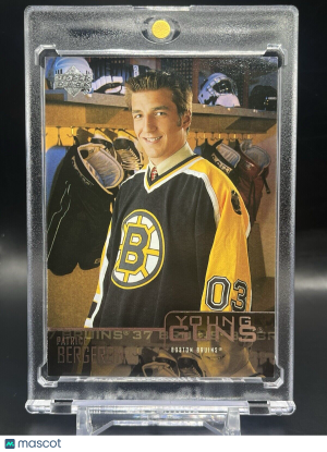 2003-04 Upper Deck Patrice Bergeron Young Guns #204 Rookie front