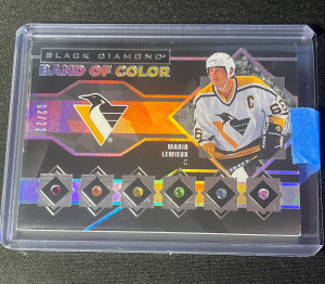2022 Black Diamond Mario Lemieux Band Of Color Diamonds /22 front
