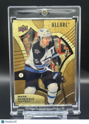 2021-22 UD Allure Mark Scheifele Golden Treasures 1/1 One Of One #61 front