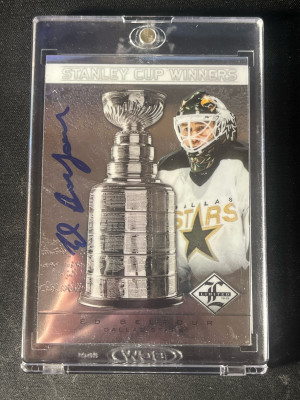 2012 Panini Limited Ed Belfour Stanley Cup Winners Auto /99 front