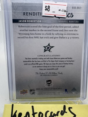 Jason Robertson Renditions Relic back