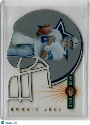 1999 Donruss Preferred Hard Hats Troy Aikman /3000 #13 front