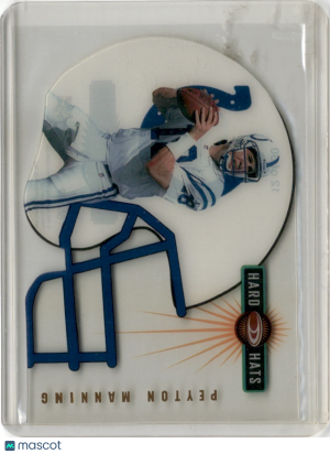 1999 Donruss Preferred QBC Hard Hats Peyton Manning /3000 #12 front