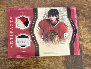 Patrick Kane Artifacts 3 Color/Stick Mem /10 front
