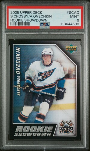 2005 Upper Deck Rookie Showdown S.crosby/A.ovechkin Rookie Showdown front