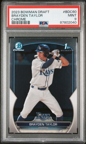 2023 Bowman Draft Brayden Taylor Chrome front