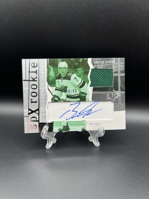 2023-24 SPx Rookie Jersey Brock Faber #BF Auto RC back