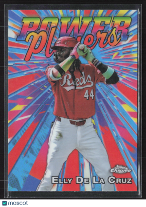 2025 Topps Chrome Power Players Elly De La Cruz #PP-16 front