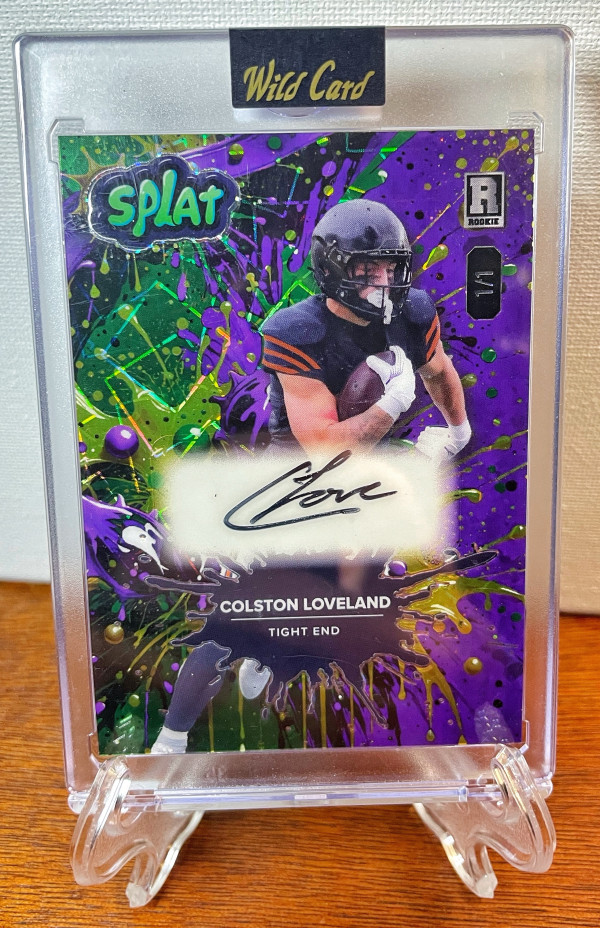 2025 Wild Card Splat COLSTON LOVELAND Rookie AUTO Lazer Prizm 1/1