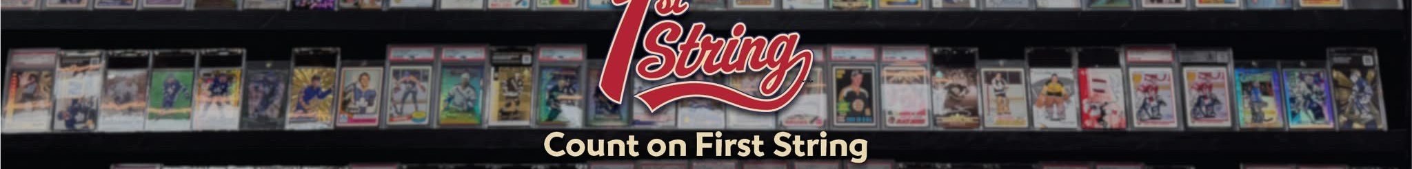 First String Sports Cards shop banner